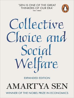 cover image of Collective Choice and Social Welfare